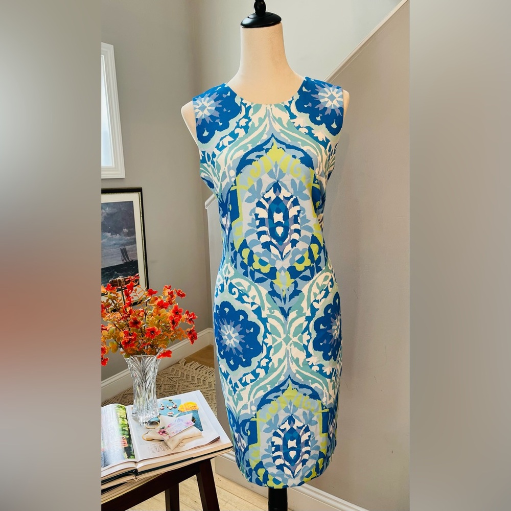 J. McLAUGHLIN Dress Sleeveless “Belinda” SUMMER CORE Chic Shift